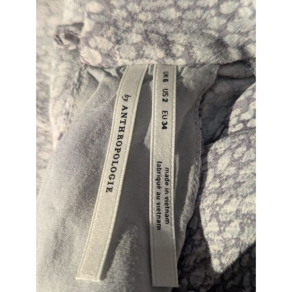 Anthropologie Textured Gray Maxi Dress - Picture 3 of 6